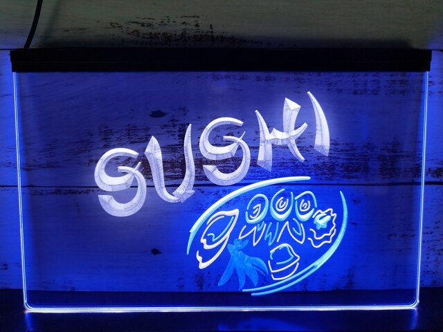 Sashura™ Premium LED Sushi Neon Lamp - Vibrant Japanese Wall Decor by Sashura Premium