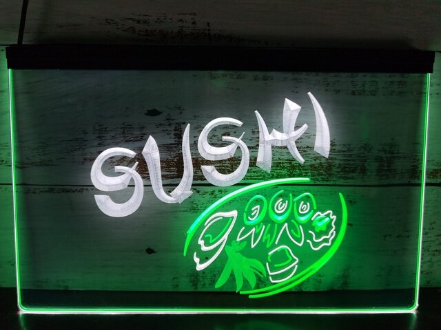 Sashura™ Premium LED Sushi Neon Lamp - Vibrant Japanese Wall Decor by Sashura Premium