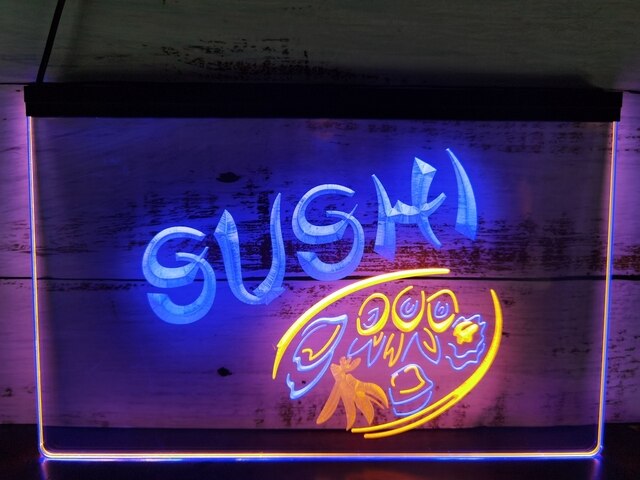 Sashura™ Premium LED Sushi Neon Lamp - Vibrant Japanese Wall Decor by Sashura Premium