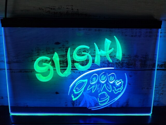 Sashura™ Premium LED Sushi Neon Lamp - Vibrant Japanese Wall Decor by Sashura Premium