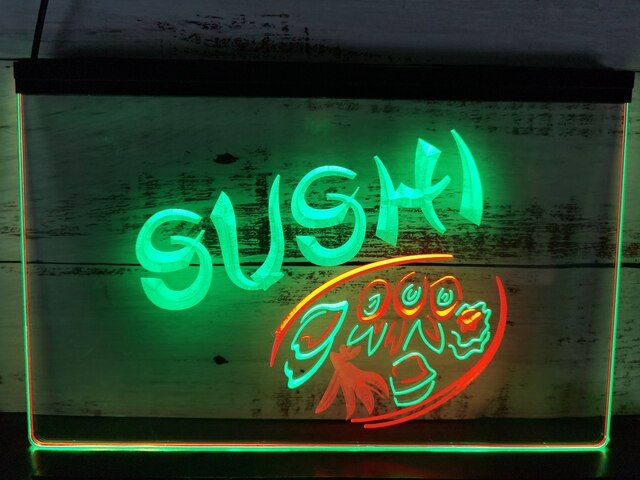 Sashura™ Premium LED Sushi Neon Lamp - Vibrant Japanese Wall Decor by Sashura Premium