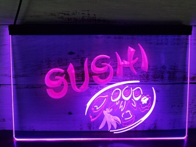 Sashura™ Premium LED Sushi Neon Lamp - Vibrant Japanese Wall Decor by Sashura Premium