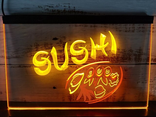 Sashura™ Premium LED Sushi Neon Lamp - Vibrant Japanese Wall Decor by Sashura Premium