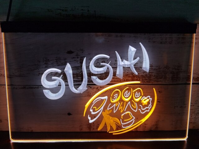 Sashura™ Premium LED Sushi Neon Lamp - Vibrant Japanese Wall Decor by Sashura Premium