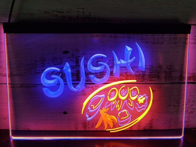 Sashura™ Premium LED Sushi Neon Lamp - Vibrant Japanese Wall Decor by Sashura Premium