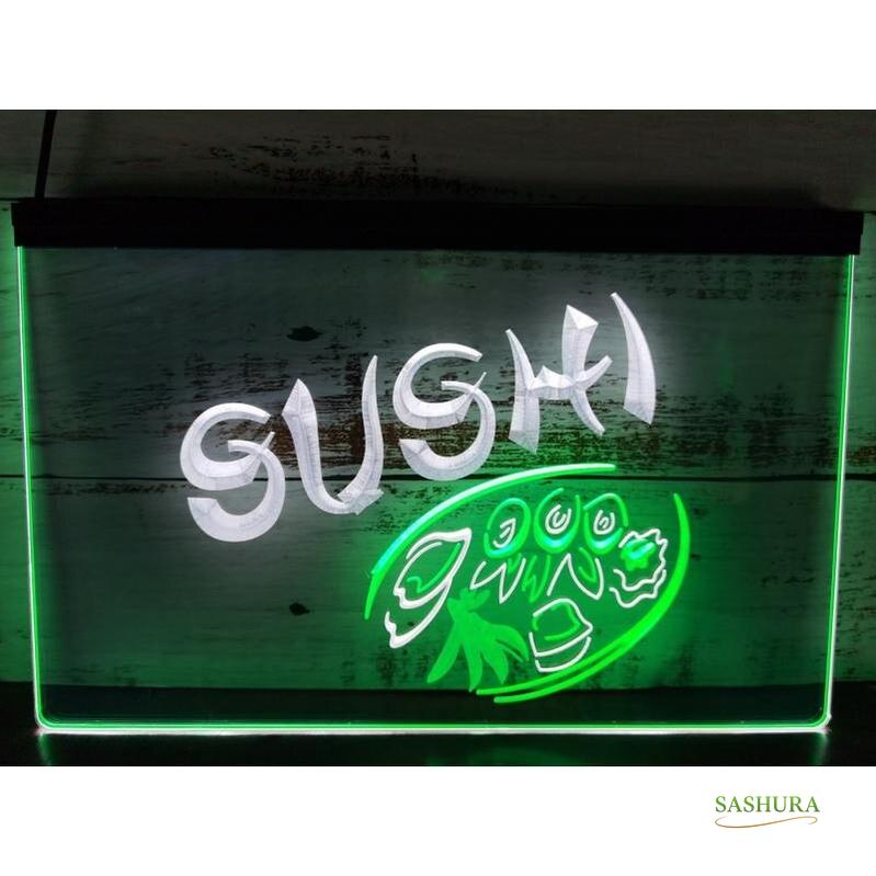 Sashura™ Premium LED Sushi Neon Lamp - Vibrant Japanese Wall Decor by Sashura Premium