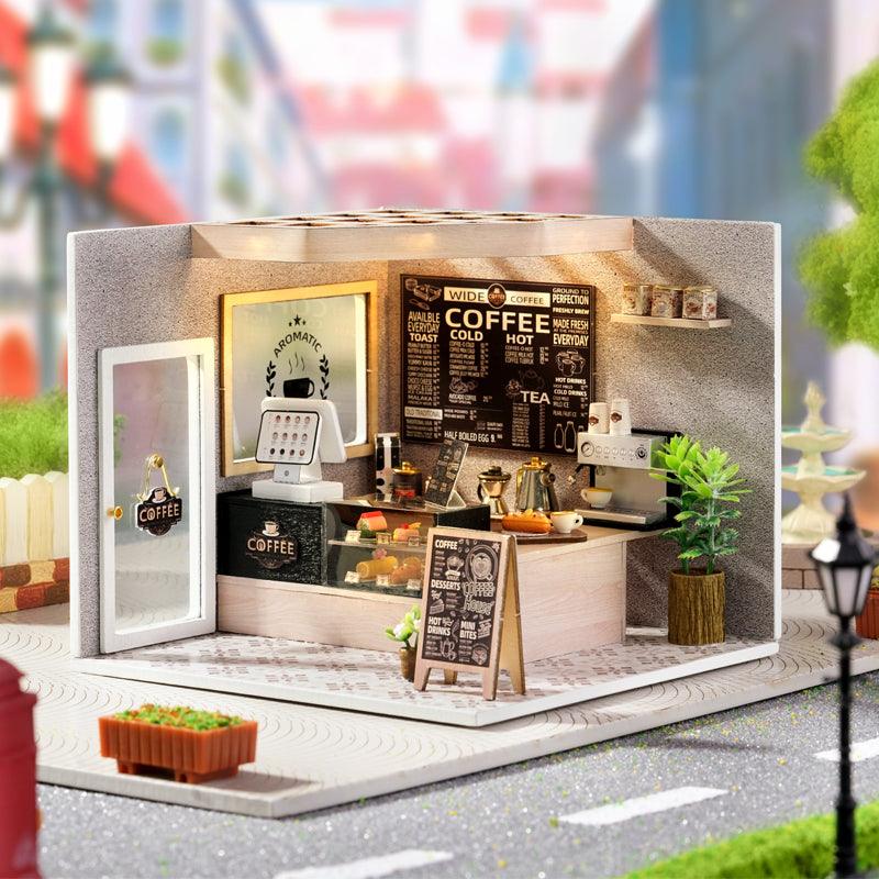 Sashura™ Premium Leisurely Coffee Shop - DIY Miniature Building Kit by Sashura Premium