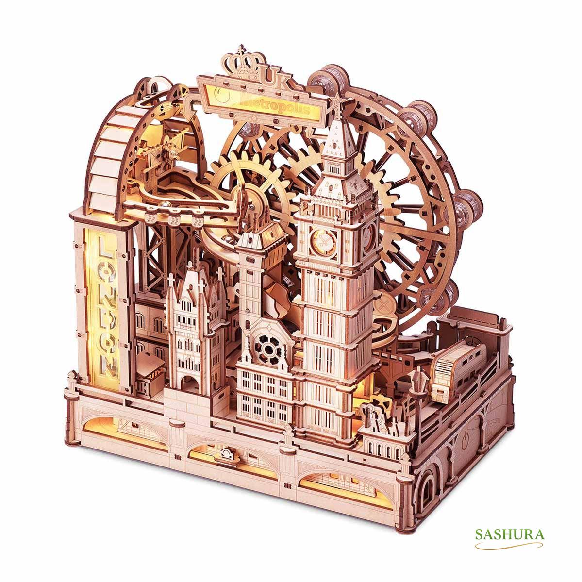 Sashura™ Premium London Marble Run - STEM Mechanical Masterpiece by Sashura Premium