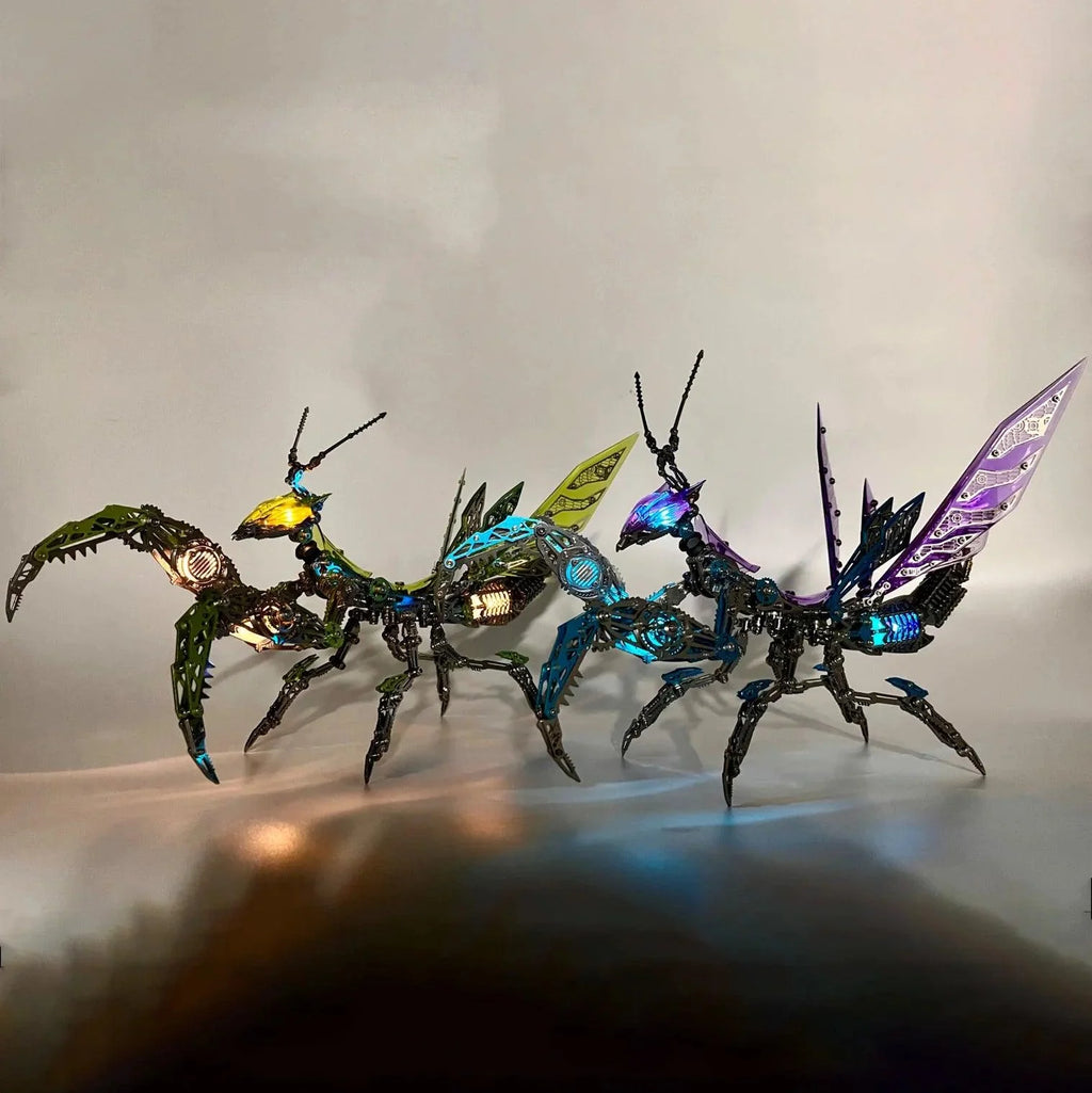 Sashura™ Premium Luminous Mantis Metal Puzzle - Mechanical Artistry by Sashura Premium