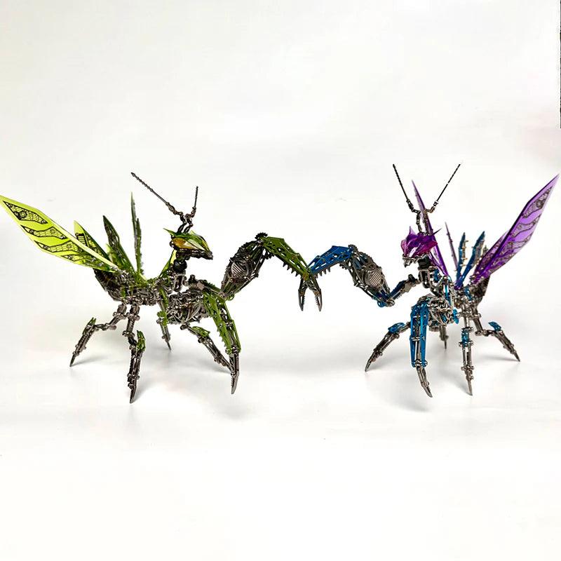Sashura™ Premium Luminous Mantis Metal Puzzle - Mechanical Artistry by Sashura Premium
