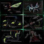 Sashura™ Premium Luminous Mantis Metal Puzzle - Mechanical Artistry by Sashura Premium