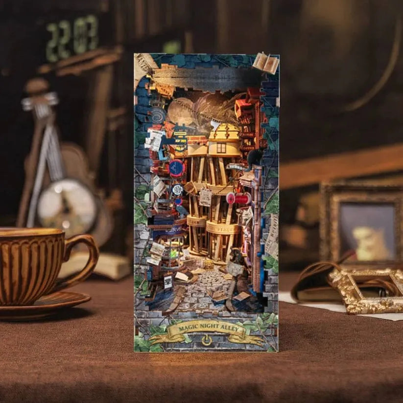 Sashura™ Premium Magic Alley Book Nook - Enchanting Miniature World by Sashura Premium