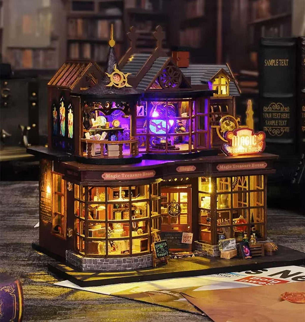 Sashura™ Premium Magic Treasure House - Enchanted DIY Book Nook by Sashura Premium