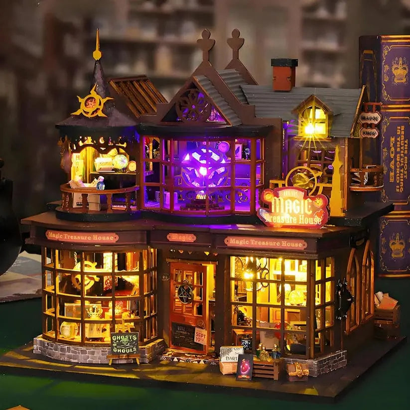 Sashura™ Premium Magic Treasure House - Enchanted DIY Book Nook by Sashura Premium