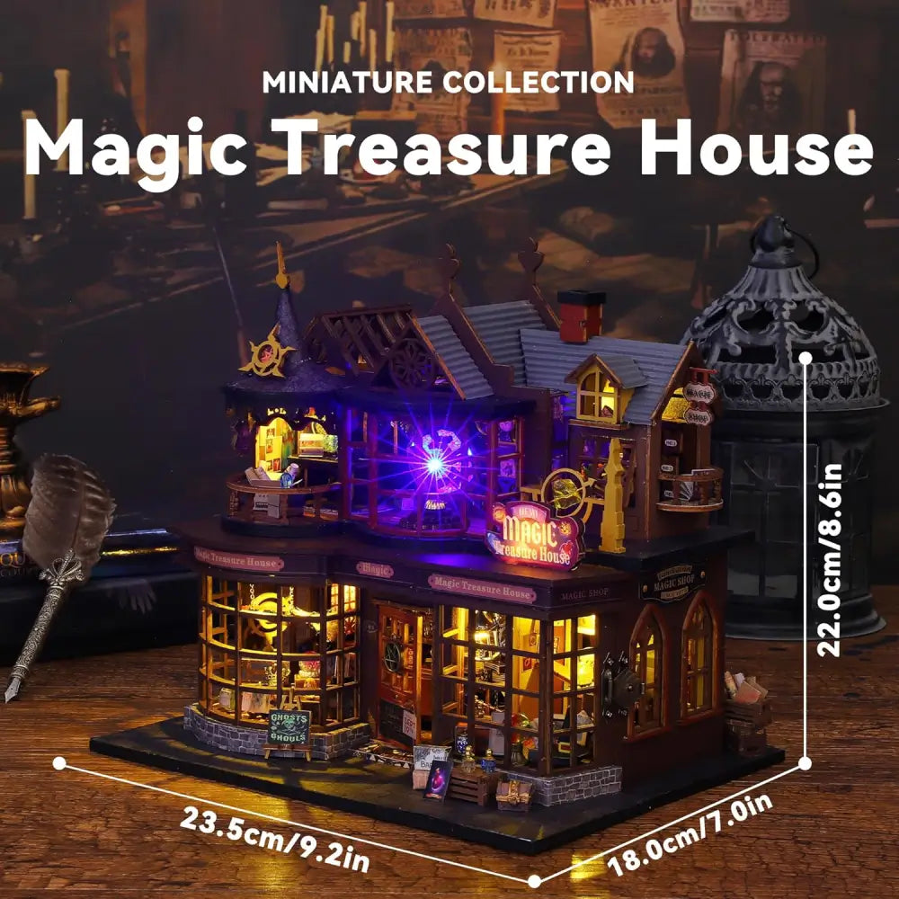 Sashura™ Premium Magic Treasure House - Enchanted DIY Book Nook by Sashura Premium