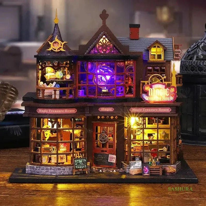 Sashura™ Premium Magic Treasure House - Enchanted DIY Book Nook by Sashura Premium