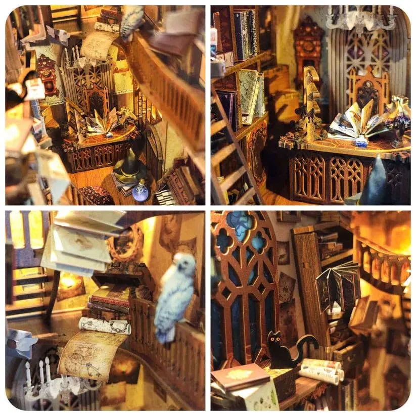 Sashura™ Premium Magic World Book Nook - Wizarding Library Kit by Sashura Premium