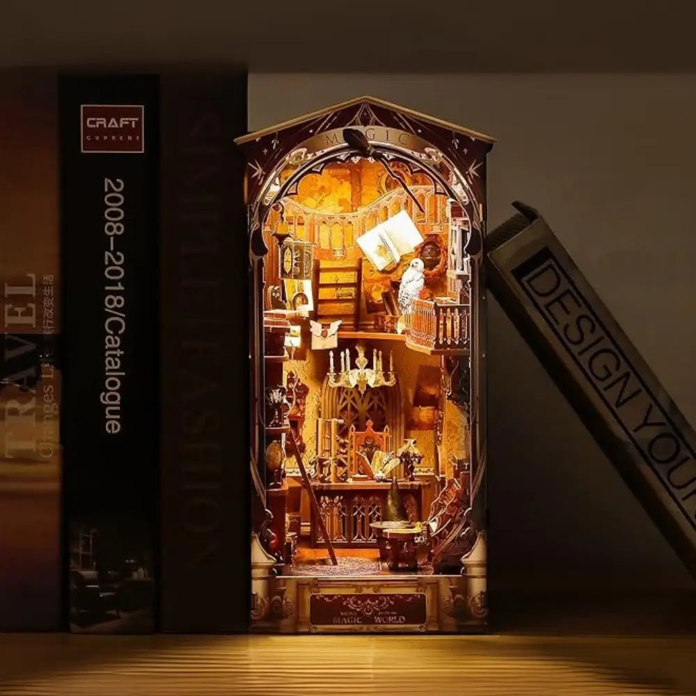 Sashura™ Premium Magic World Book Nook - Wizarding Library Kit by Sashura Premium