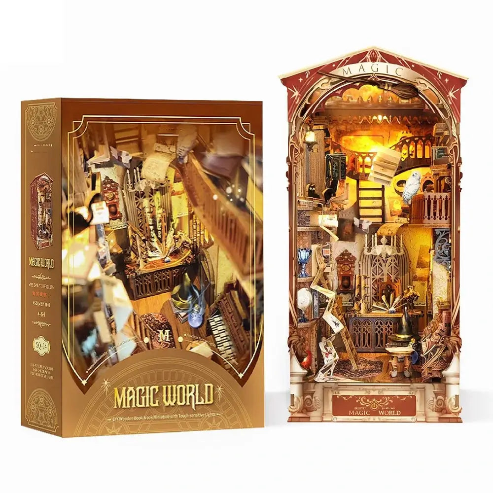 Sashura™ Premium Magic World Book Nook - Wizarding Library Kit by Sashura Premium