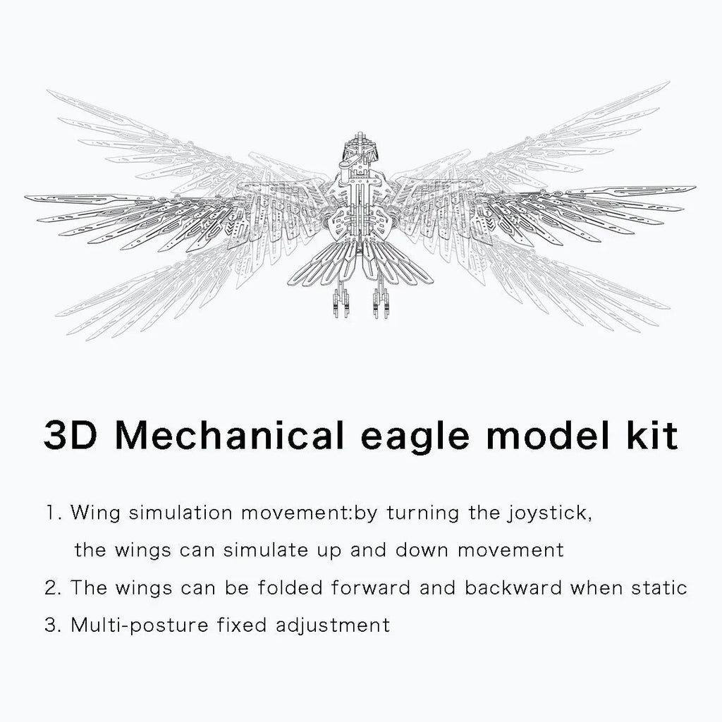 Sashura™ Premium Majestic 3D Metal Mechanical Eagle - Expert Level Challenge by Sashura Premium