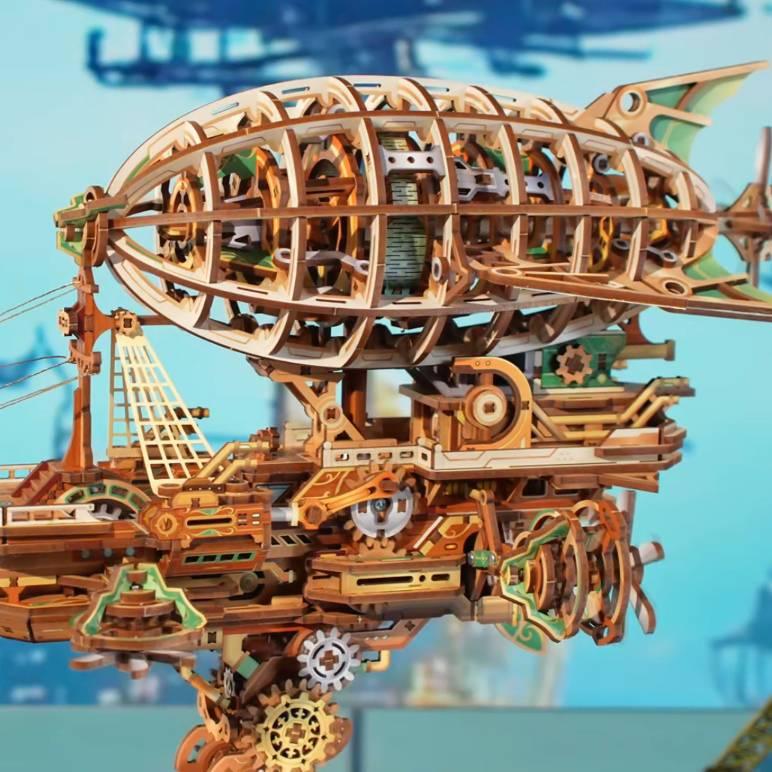 Sashura™ Premium Mechanical Airship Puzzle - Master Engineering Challenge by Sashura Premium