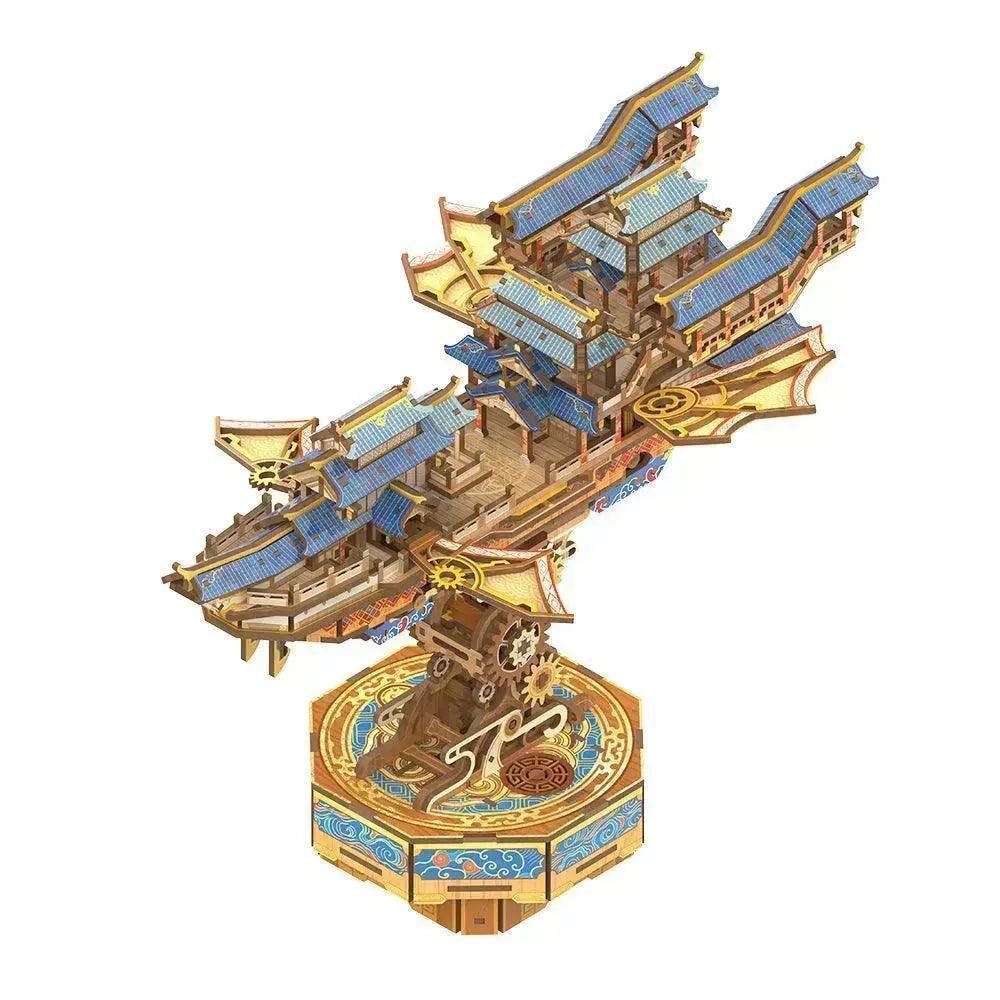 Sashura™ Premium Mechanical Airship Puzzle - Master Engineering Challenge by Sashura Premium
