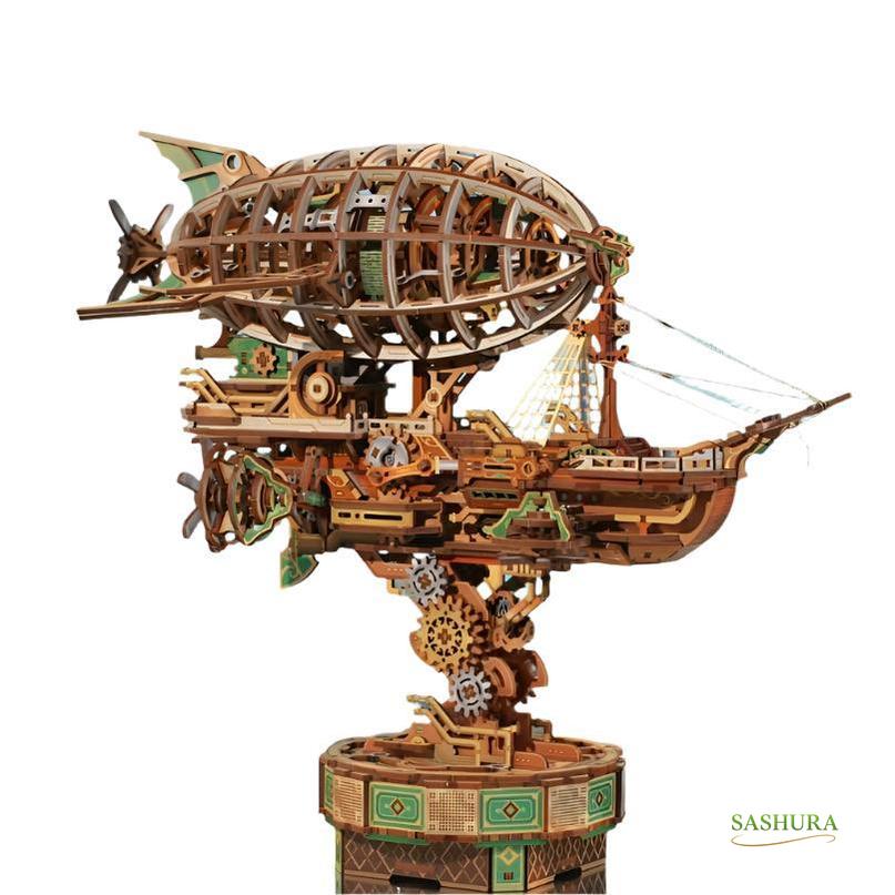 Sashura™ Premium Mechanical Airship Puzzle - Master Engineering Challenge by Sashura Premium