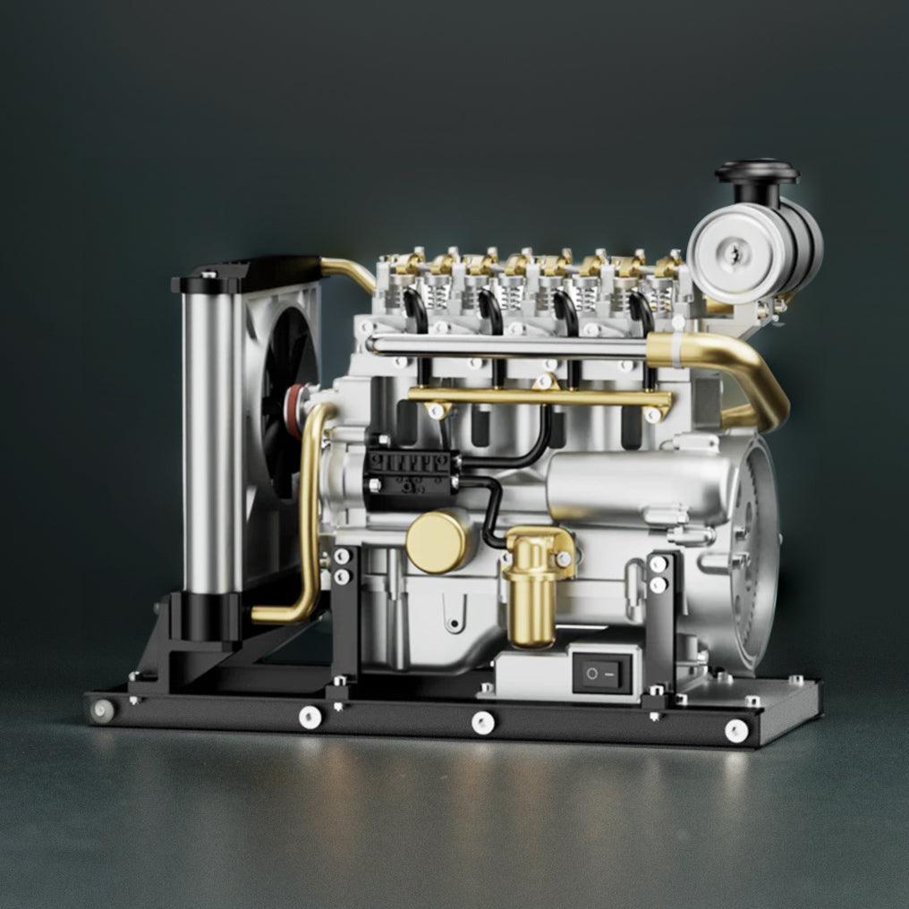 Sashura™ Premium Metal L4 Engine Kit - Dynamic DIY Mechanical Challenge by Sashura Premium