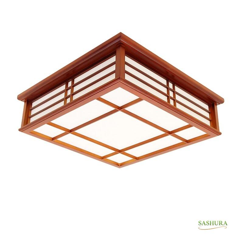 Sashura™ Premium Misaki Wooden Ceiling Lamp - Minimalist Zen Ambiance by Sashura Premium