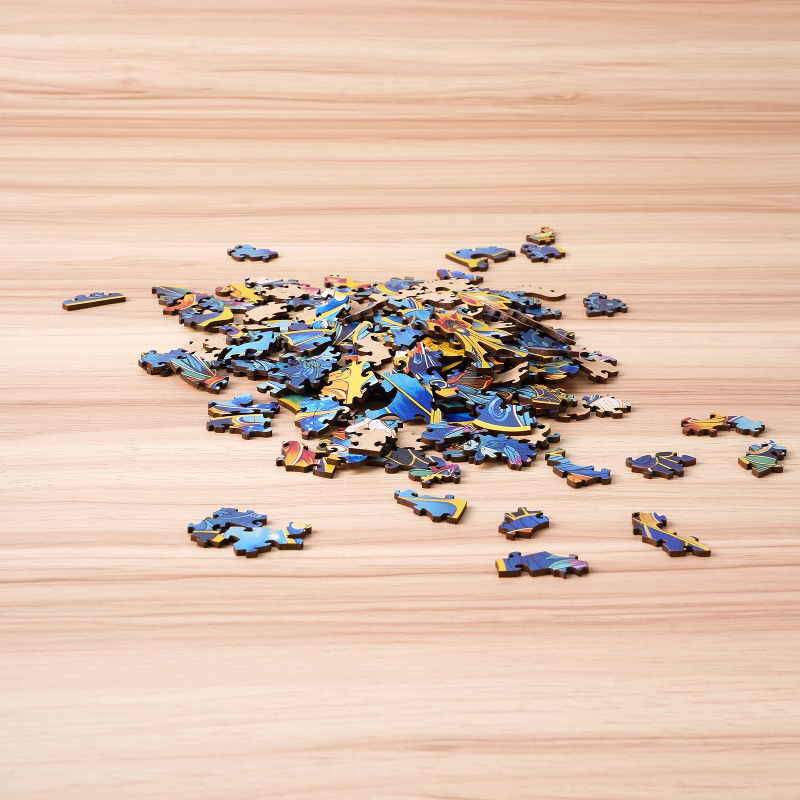 Sashura™ Premium Morpho Helena Wooden Puzzle - Vibrant Artistic Challenge by Sashura Premium