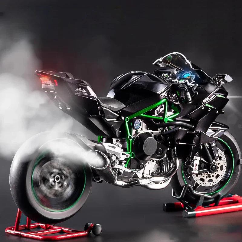 Sashura™ Premium Ninja H2R RC Superbike - Realistic Smoke and Sound by Sashura Premium