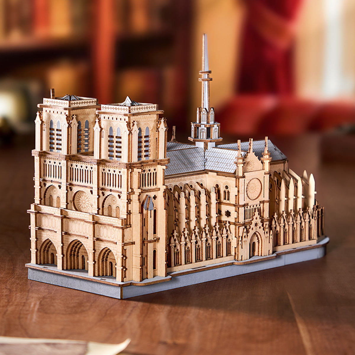 Sashura™ Premium Paris Cathedral 3D Wooden Puzzle - 330 Piece Set by Sashura Premium