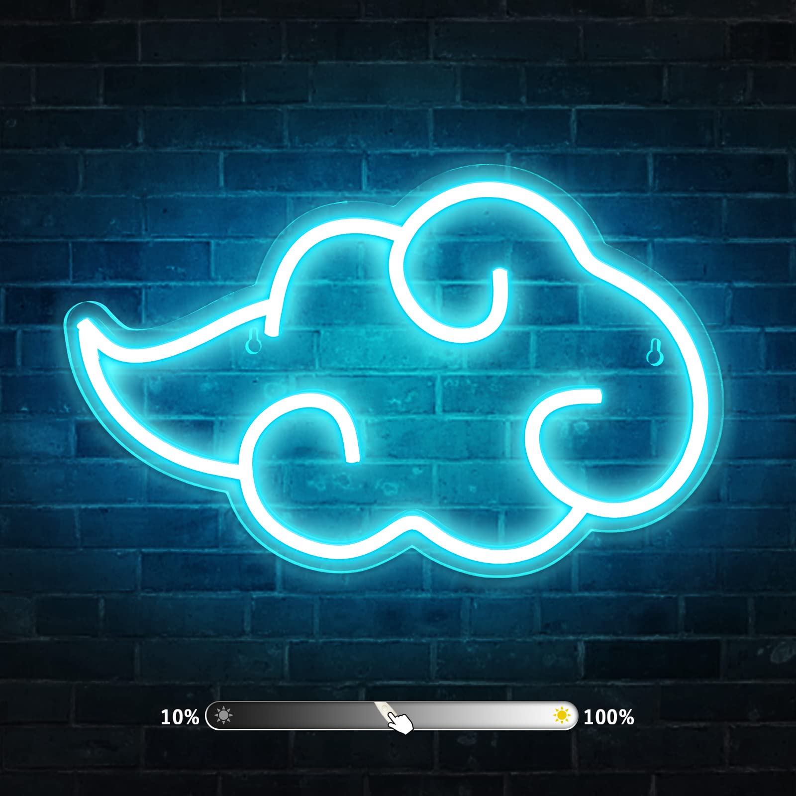 Sashura™ Premium Radiant Cloud Anime Neon Light - Vibrant Room Decor by Sashura Premium