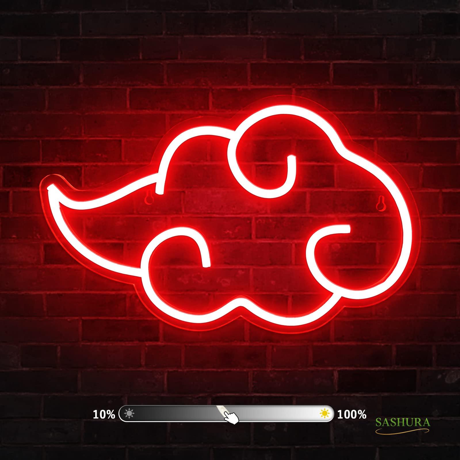 Sashura™ Premium Radiant Cloud Anime Neon Light - Vibrant Room Decor by Sashura Premium