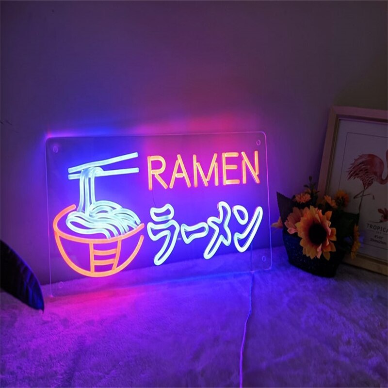 Sashura™ Premium Ramen Noodles Neon Light - Vibrant Japanese Inspired Glow by Sashura Premium