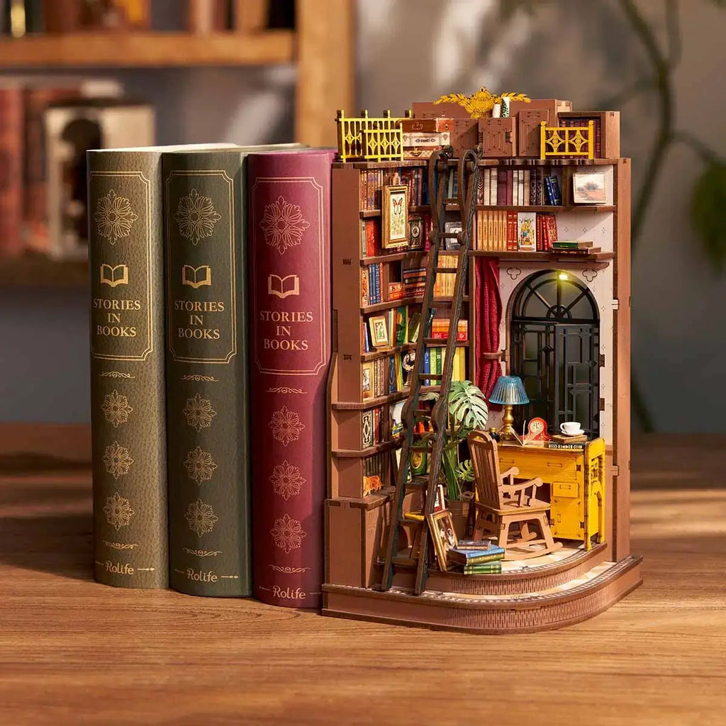 Sashura™ Premium Reading Nook DIY Kit - Cozy Miniature Library Escape by Sashura Premium