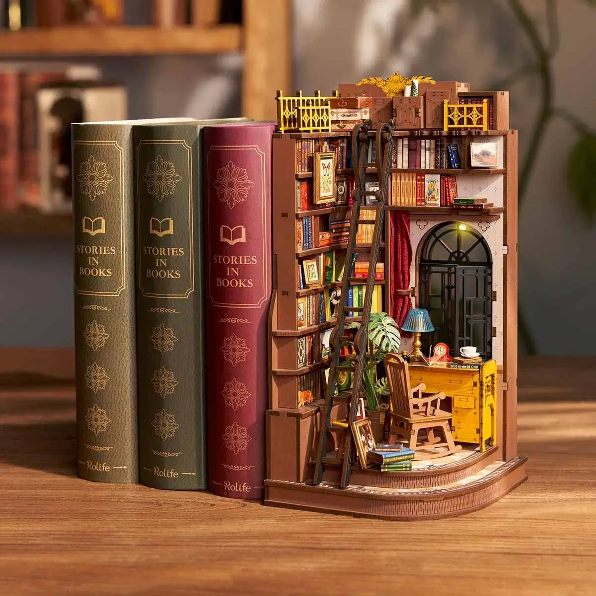 Sashura™ Premium Reading Nook DIY Kit - Cozy Miniature Library Escape by Sashura Premium