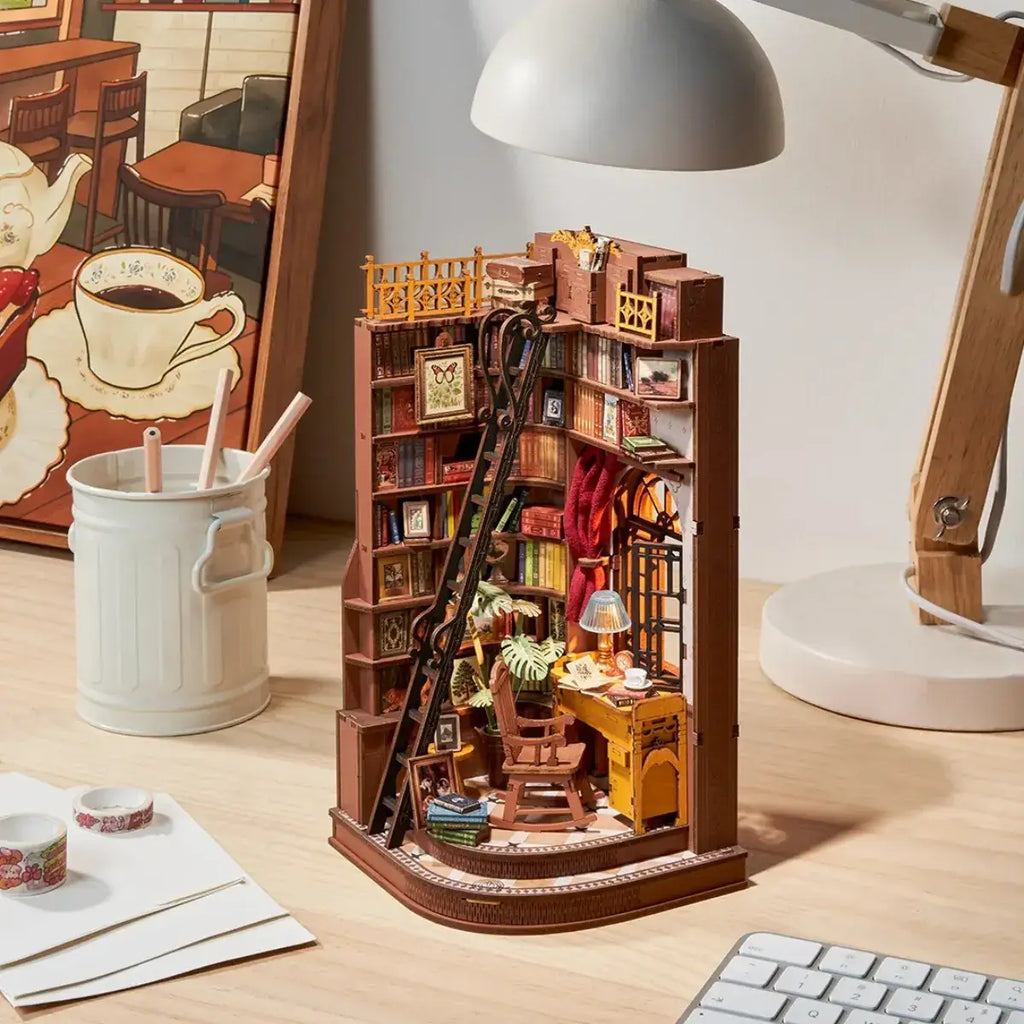 Sashura™ Premium Reading Nook DIY Kit - Cozy Miniature Library Escape by Sashura Premium