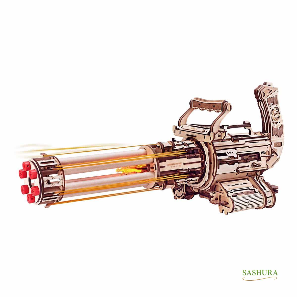 Sashura™ Premium Rotating Barrel Machine Gun - 36-Shot Action by Sashura Premium