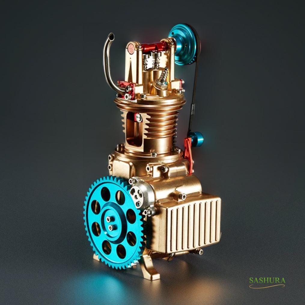 Sashura™ Premium Single-Cylinder Engine Kit - Master Mechanical Logic by Sashura Premium
