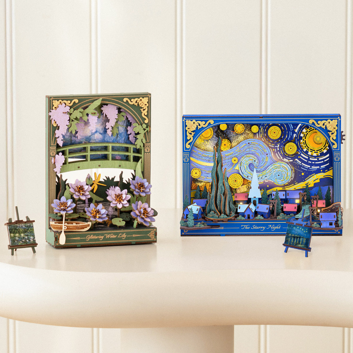 Sashura™ Premium Starry Night 3D Wooden Puzzle Wall Art by Sashura Premium