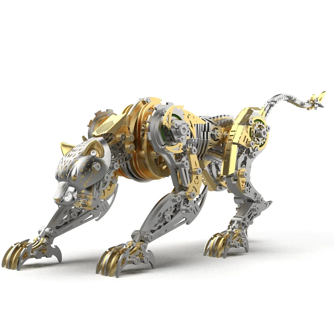 Sashura™ Premium Steampunk Mechanical Leopard - 300 Piece Metal Masterpiece by Sashura Premium