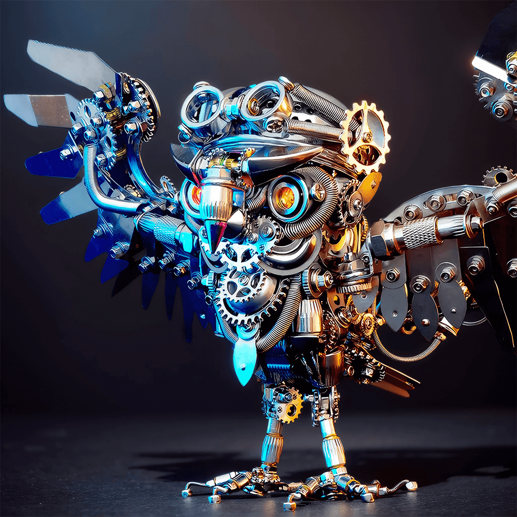 Sashura™ Premium Steampunk Nocturnal Owl - 700 Piece Mechanical Challenge by Sashura Premium