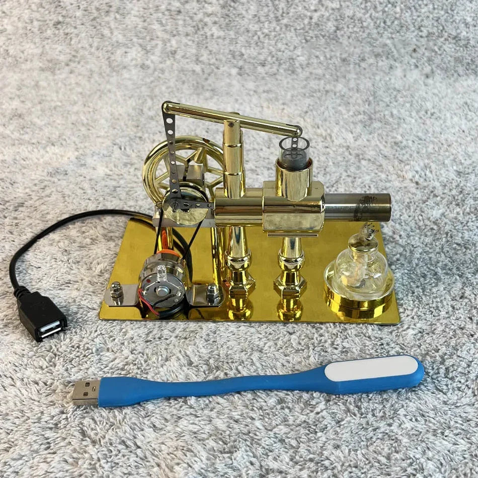 Sashura™ Premium Stirling Engine Generator Model - Educational Physics Display by Sashura Premium