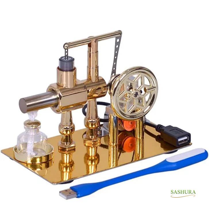 Sashura™ Premium Stirling Engine Generator Model - Educational Physics Display by Sashura Premium