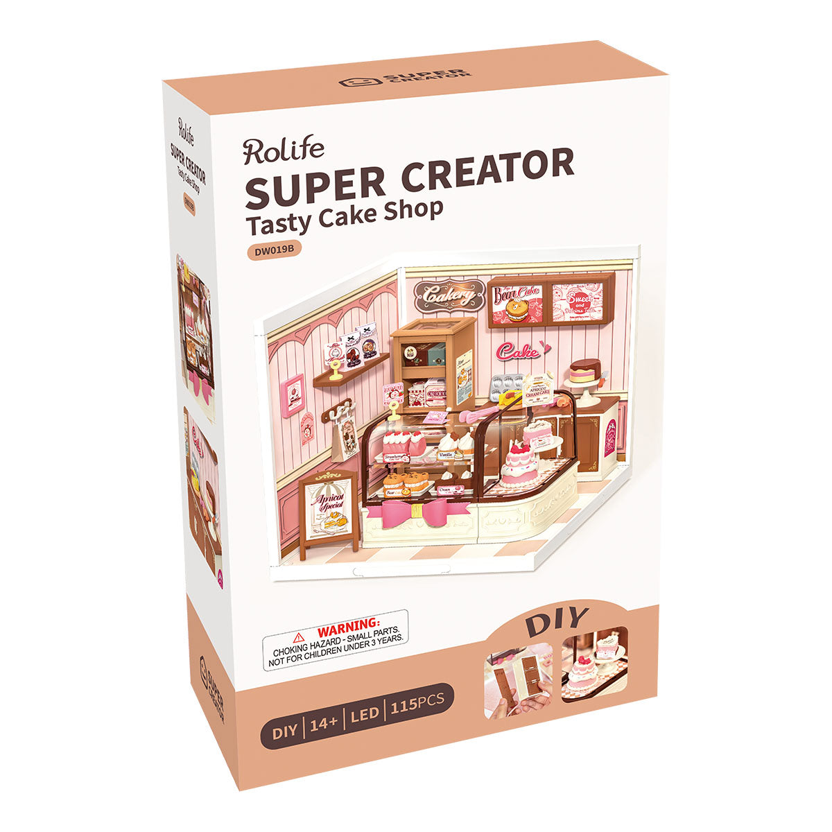 Sashura™ Premium Tasty Cake Shop DIY Miniature House Kit - Level Easy by Sashura Premium