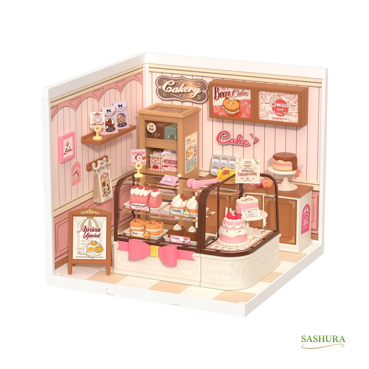 Sashura™ Premium Tasty Cake Shop DIY Miniature House Kit - Level Easy by Sashura Premium