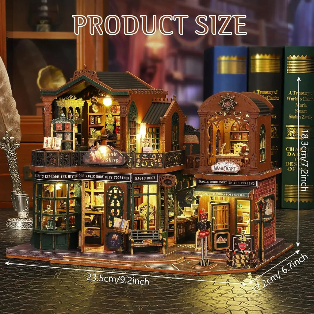 Sashura™ Premium Twilight Book Town - Magical DIY Miniature Kit by Sashura Premium