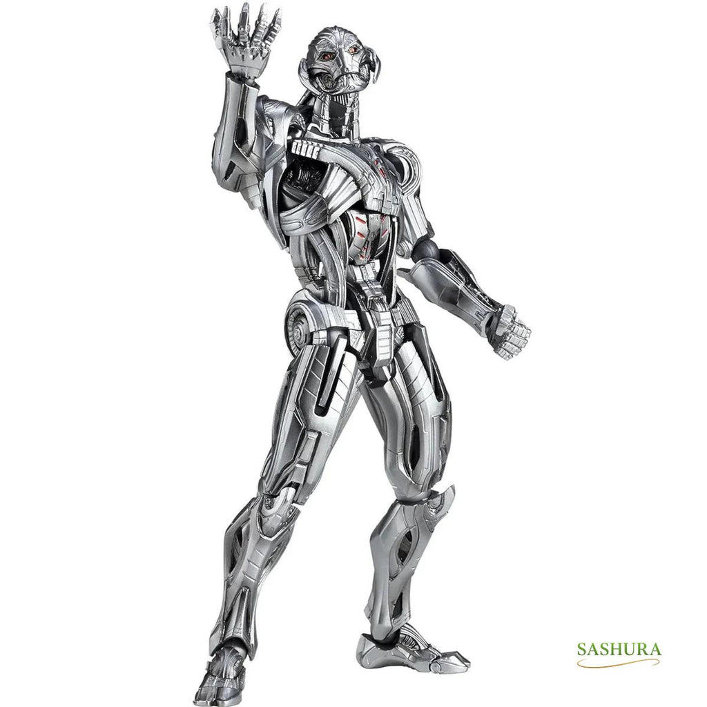 Sashura™ Premium Ultron Action Figure - Articulated Metallic Finish by Sashura Premium