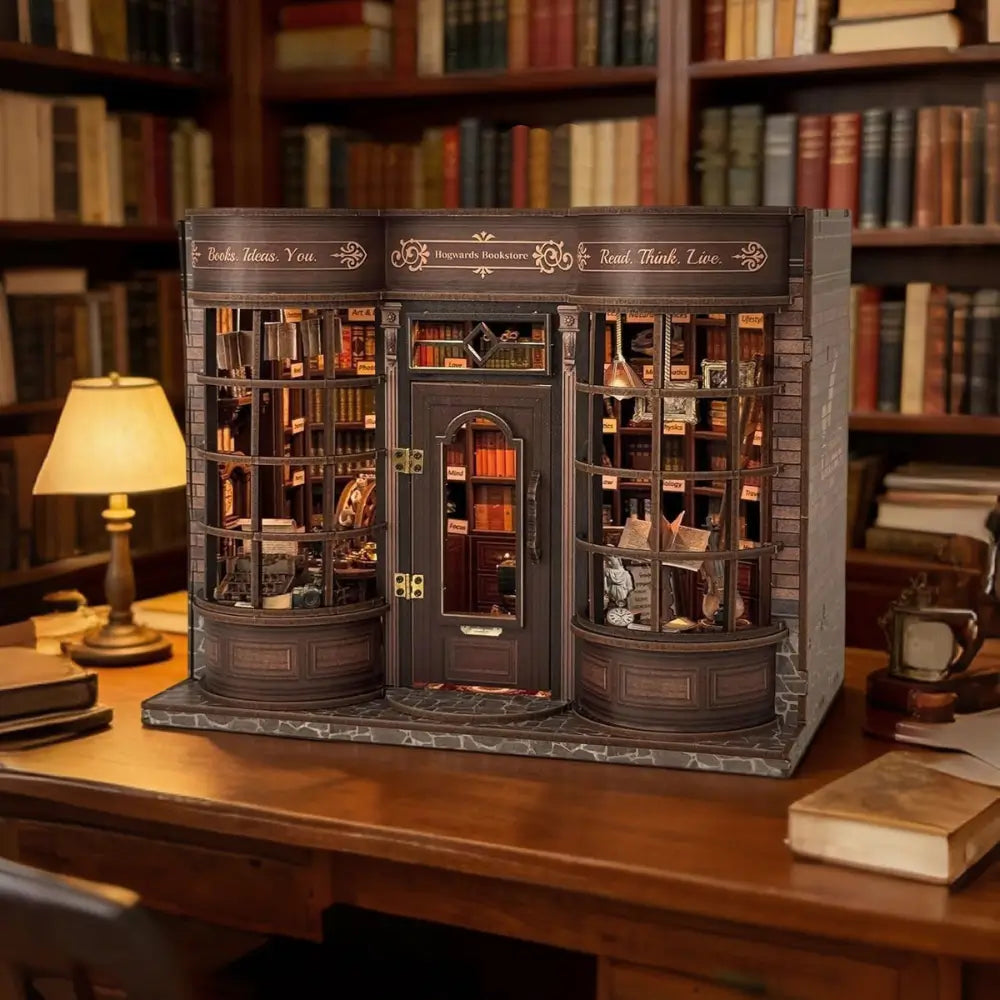 Sashura™ Premium Vintage Hoggor Bookstore DIY Kit - Enchanting Bookshelf Decor by Sashura Premium